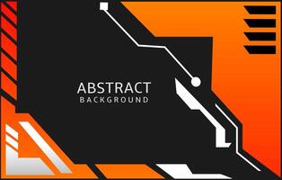 black and orange gradient abstract background vector