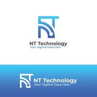 The letter N logo is set with a square design forming a dot with gradient colors vector