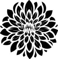 silueta negro flor valores foto vector