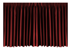 Mock up red drapery pattern png