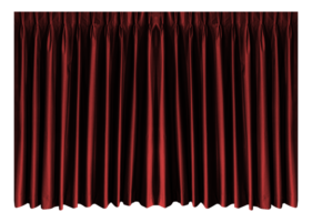 Mock up red drapery pattern png