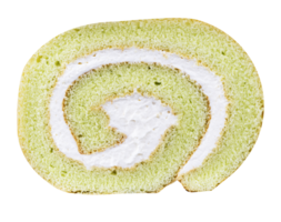 Pandan roll cake png