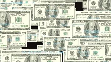 American Dollar Background, Dollar money banking finance salary income video