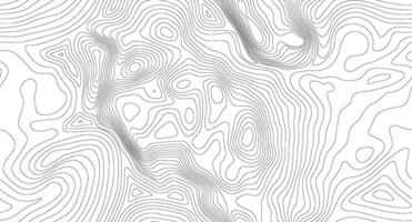 Seamless topographic map background. Line topography map seamless pattern. Mountain hiking trail over terrain. Contour background geographic grid. vector