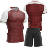 un fútbol uniforme con pantalones cortos y calcetines png