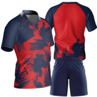 a rugby jersey and shorts set png