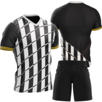 football Jersey et short sur une blanc Contexte png