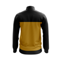 a black and yellow jacket on a transparent background png