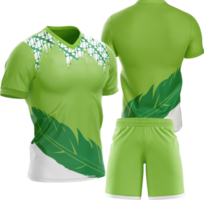 verde calcio maglia e pantaloncini su trasparente sfondo png