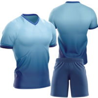 blauw voetbal uniform png