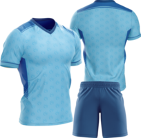 blauw voetbal uniform png