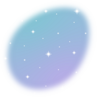 Blurred gradient with Sparkling star png