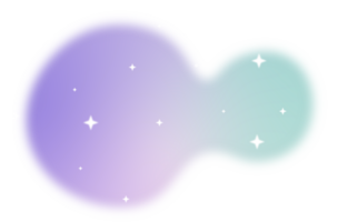 Blurred gradient with Sparkling star png