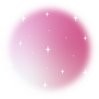 Blurred gradient circle with Sparkling star. png