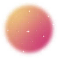 Blurred gradient circle with Sparkling star. png