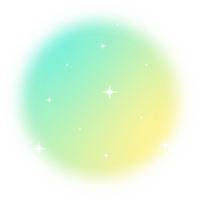 Blurred gradient circle with Sparkling star. png