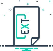 Mix icon for ext vector