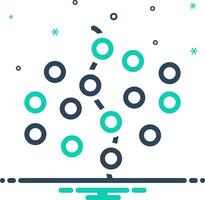 Mix icon for synthesis vector