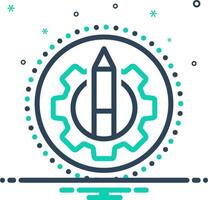 Mix icon for modified vector