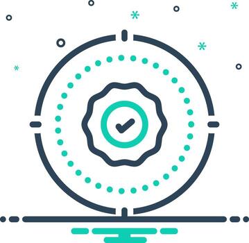 Mix icon for reliability vector