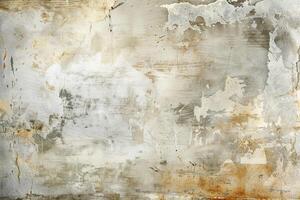 Weathered Wall With Paint photo