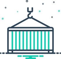 Mix icon for container vector
