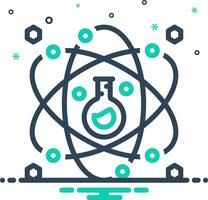 Mix icon for science vector