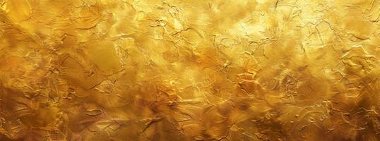 Yellow and Brown Abstract Painting photo