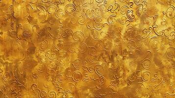 Gold Swirls and Bubbles Background photo