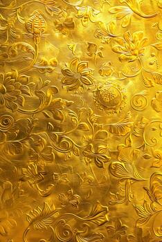 Close Up View of Gold Background photo