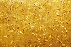 Close Up View of a Yellow Glass Window photo