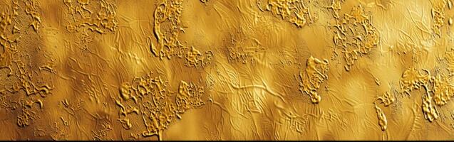 Close-Up of a Wooden Surface With Yellow Paint photo