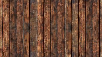 Wooden Wall With Brown Stain photo