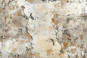 A Wall Covered in Thick Layers of Paint photo