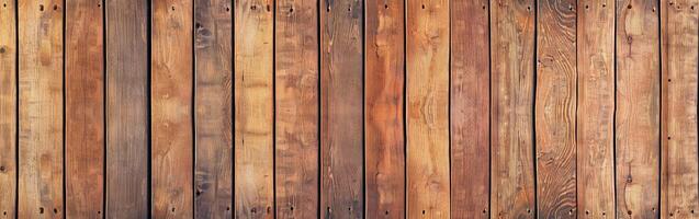 Close Up of Postless Wooden Fence photo