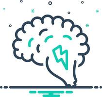 Mix icon for brainstorm vector