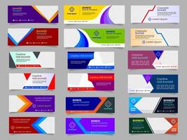 Creative corporate business marketing social media banner post template, Promotional banner for social media post, web banner and flyer, Sale banner for web and social media template vector