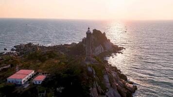 Ke Ga beach at Mui Ne, Phan Thiet, Binh Thuan, Vietnam. Ke Ga Cape or lighthouse is the most favourite destination for visitors to La Gi, Binh Thuan Province. video