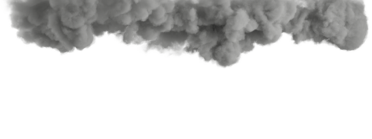 nero nuvolosità al di sopra di superiore isolato trasparente sfondi 3d interpretazione png