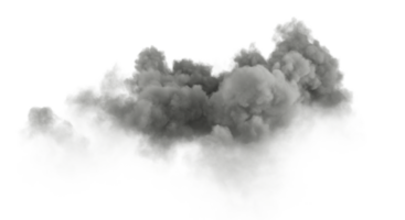 Schnitt aus dunkel Wolken gestalten Hintergründe 3d machen png