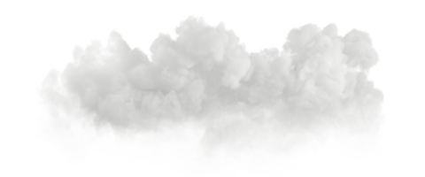 3d rendre spéciaux effet clair doux des nuages isolé sur transparent arrière-plans png