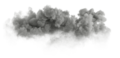 obscurité pluie nuage isolé sur transparent arrière-plans 3d le rendu fichier png