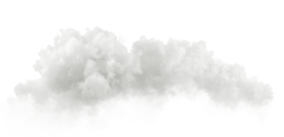 vapore nuvole forme tagliare su sfondi 3d rendere file png