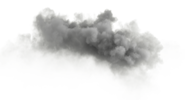 svart stackmoln molnig slät form skära ut bakgrunder särskild effekt 3d tolkning fil png