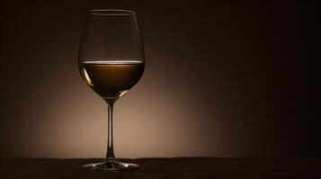 the dynamic elegance of a wine glass, capturing the interplay of light and liquid photo