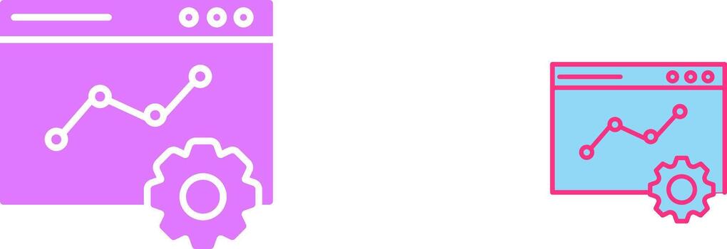 icono de optimización web vector