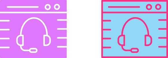 Web Support Icon vector