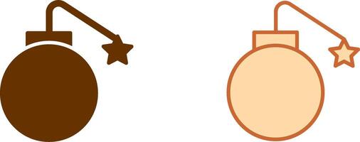 Exploding Cannon Ball Icon vector