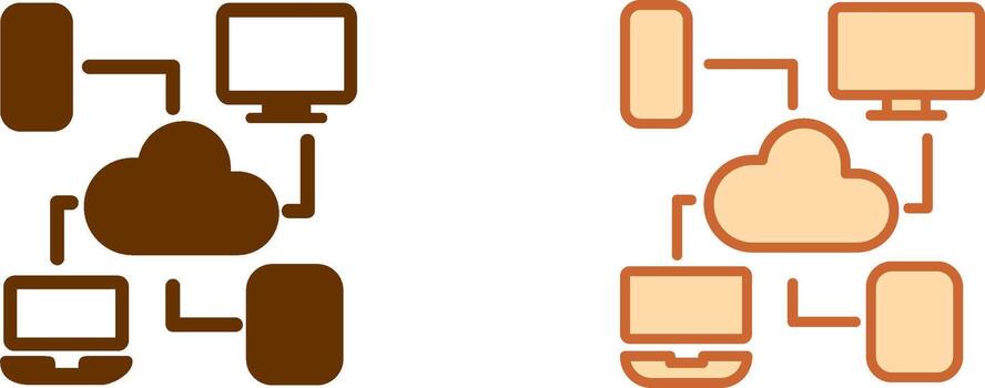 Cloud Computing Icon vector