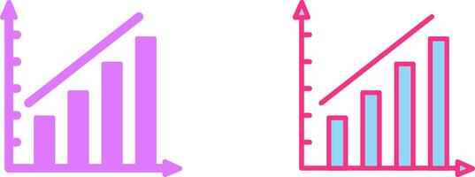 Ascending Bar Icon vector